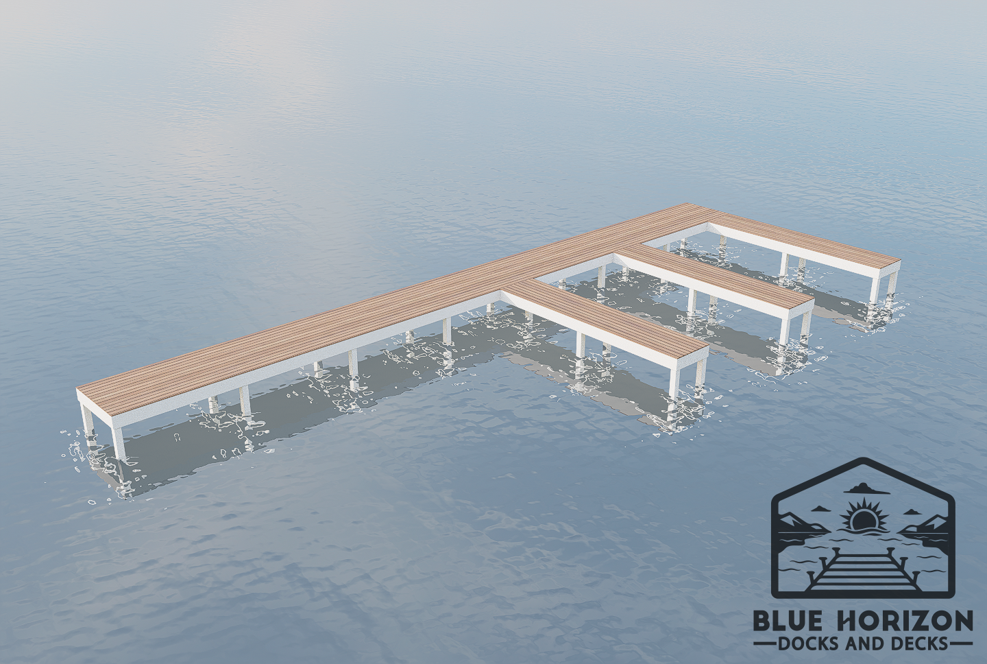 The Landing dock blueprint rendering by Blue Horizon