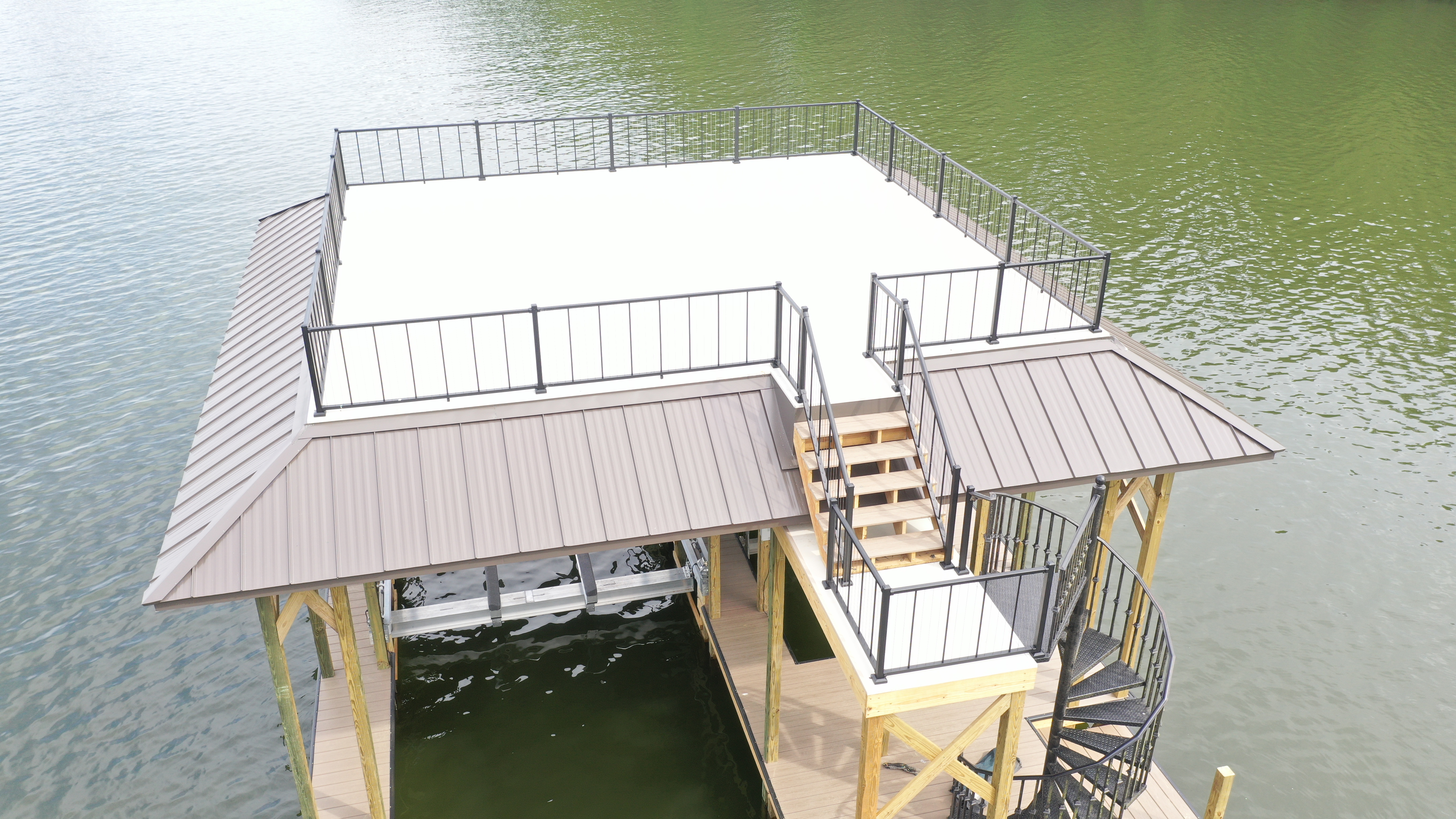 Custom dock on Fort Loudoun Lake