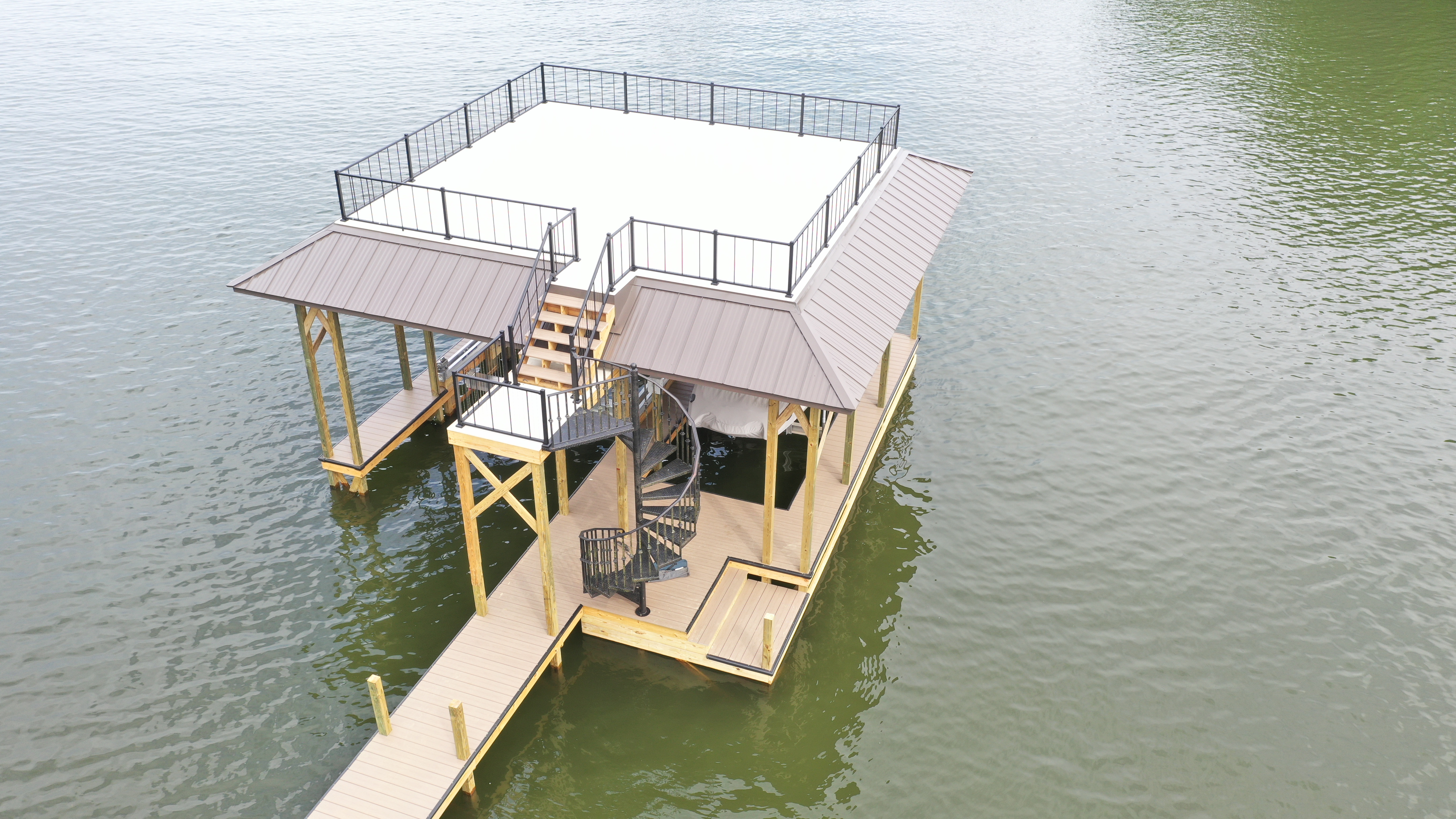 Custom dock on Cherokee Lake